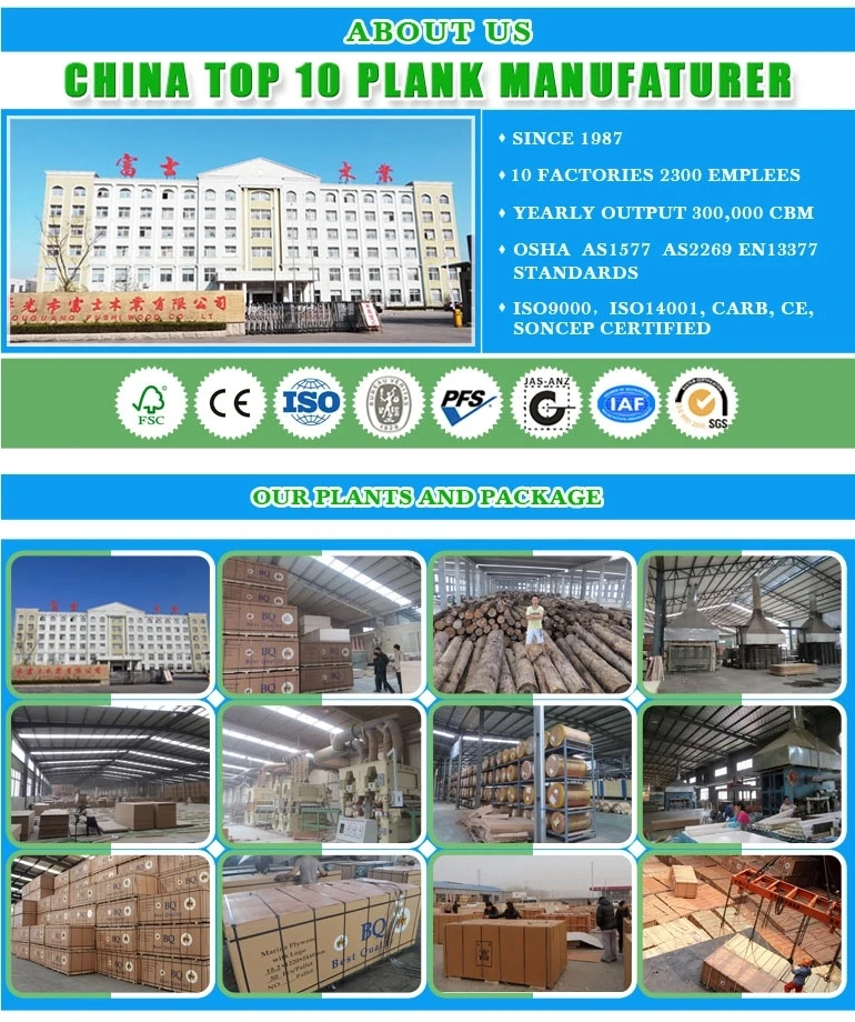 OSHA standard 38*225mm pine LVL scaffolding plank hot sale in dubai from fushi wood group