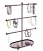 Modern Landing necklace candy holder toy Earring Organizer Jewelry Ring double sided metal display stand hanging display rack