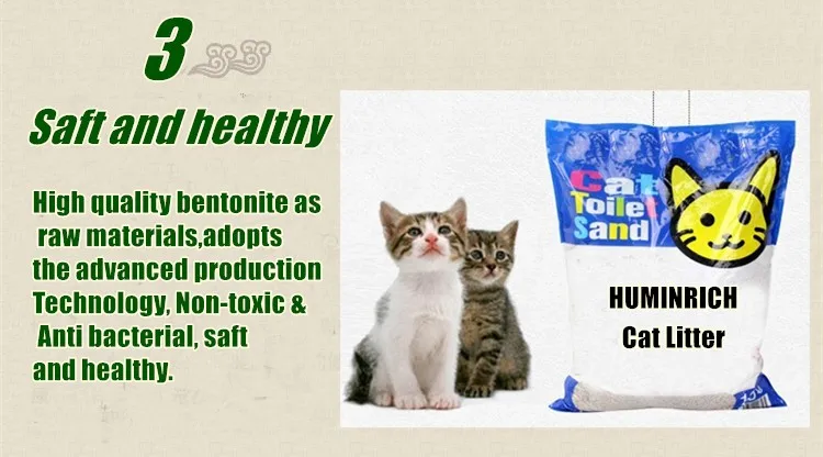 huminrich best kitty litter 100% sodium bentonite