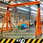 1 2 Ton Small Mobile Gantry Crane Drawing, Used Portable Workshop Gantry Crane 3 5 10 Ton For Sale