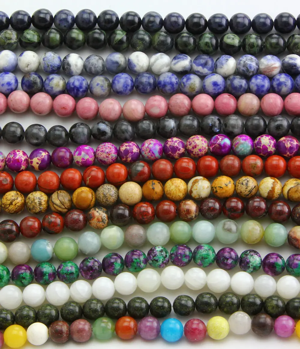 large semi precious beads