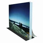 aluminium frame double sided led bar diffuser aluminum extrusion profile light boxes slim light box with stand