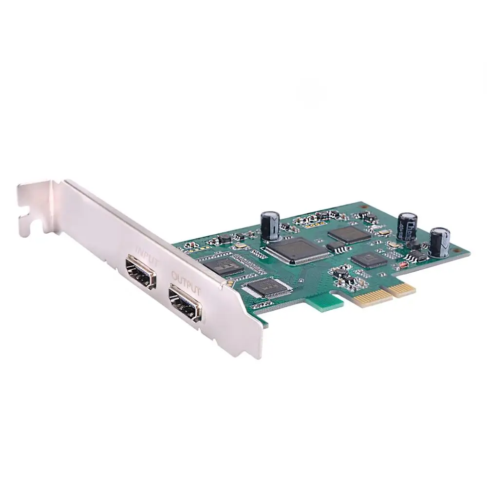 Ezcap294 HD HDMI PCI-E HD الفيديو التقاط بطاقة 4 كيلو المدخلات 1080 وعاء 60fps بواسطة تمرير و التقاط دعم لايف يتدفقون HD فيديو مسجل