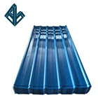blue color coated corrugated metal roofing/corrugated iron zinc aluminium sheet cheaper price