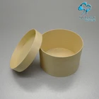 empty round creative wooden watch gift box