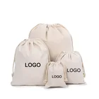 High Quality Wholesale Promotional portable reusable eco friendly custom logo sports canvas cotton muslin drawstring bag