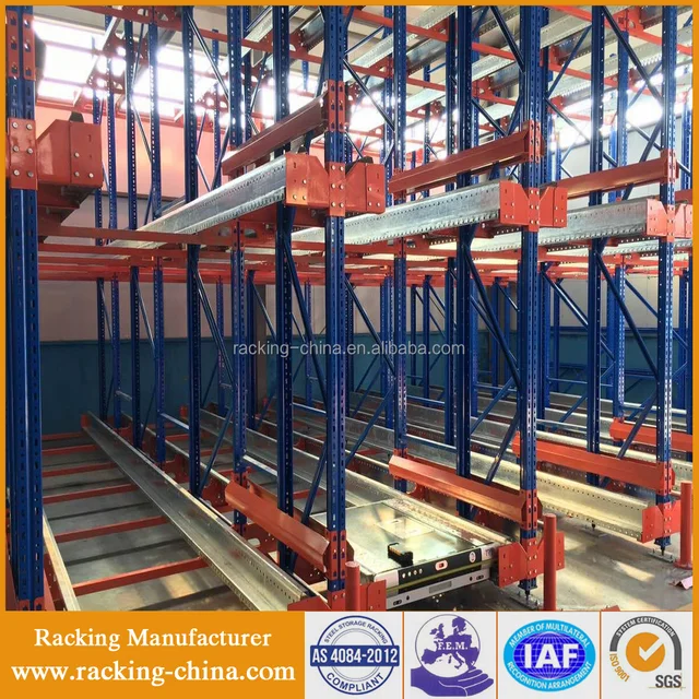 steel material warehouse rack storage radio shuttle racking