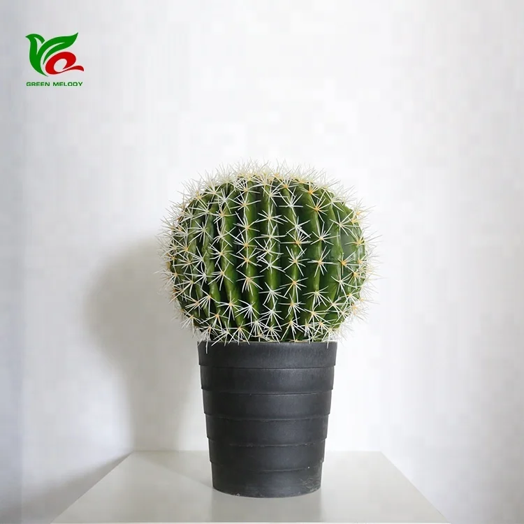 With Pot 52cm Artificial Mexico Cactus Fake Plastic Cactus For