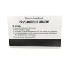 Printed credit card size PVC magnetic stripe card