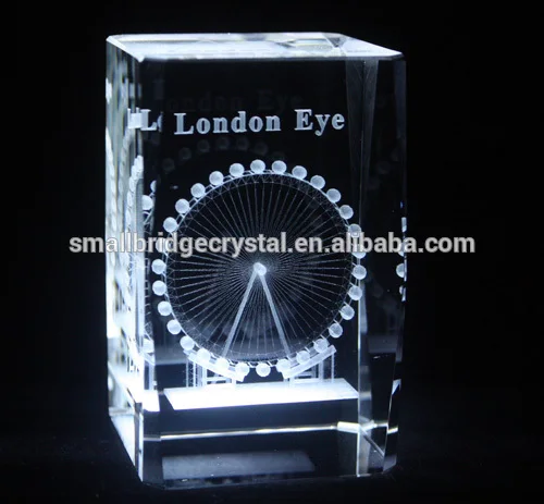 product custom 3d laser crystal mosque model-22