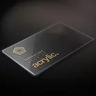 Card 2018 New Beauty Private Design Hot Silver Foil Stamping Plastic Business Card