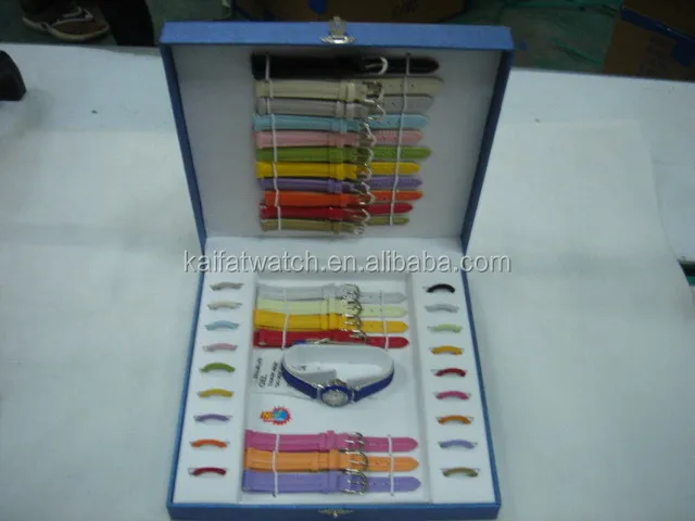 2014 fashion new interchangeable ladies watch set
