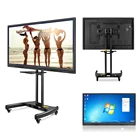 FHD touch screen all in one pc LED meeting room IR touch smart interactive board