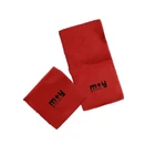 Saw edge personalized name logo printed home care microfiber cleaning cloth for glasses