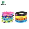 Promotional Gifts Fashion Souvenir 8 Pack Silicone Wristbands Bracelets With Small Bell For Zumba
