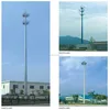 18m Heavy high telecommunication tower and telescopic antenna tower mast pole