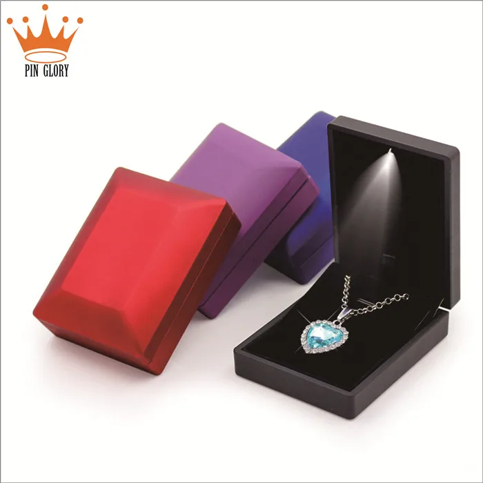 ring earring necklace bracelet gift led jewelry box