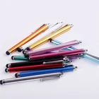 Customized advertising promotional portable high sensitive capacitive metal stylus screen touch pad pen