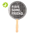 Promotion Fans Promotional Hand Fan Promotion Plastic Full Color Circle Hand Held Fans