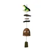 Hot Sale Personalized Handmade Ceramic Frog Wind Chime Decor