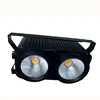 Warm&cool White COB DMX stage blinder 2 eye 2x100w led audience blinder light