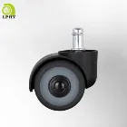 2019 New Style Super Silence 2 inch Office Chair Twin Wheel 50mm Black Twin Office Chair and Furniture Caster Wheel