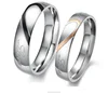 Factory Direct Supply Titanium Steel Jewelry Ring Lovers Ring In Korean Tungsten Ring Couple