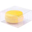 Candy Bakery Single Macaron packaging Clear plastic favor box