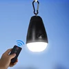 UYLED Q5 Waterproof IP65 Rechargeable Black Hanging Lanterns LED Camping Lights with Remote Control