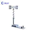 Vehicle-mounted pneumatic used signal portable telescopic light tower