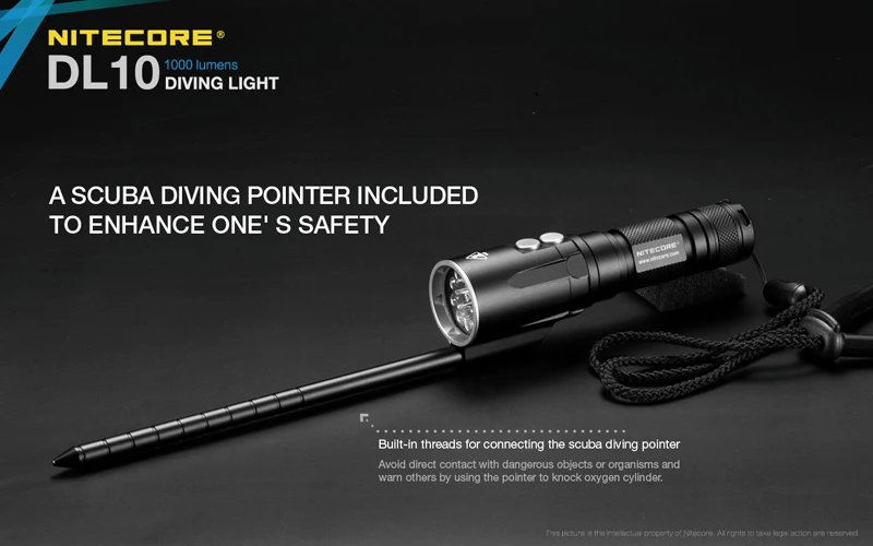 Nitecore DL10 Diving Light (10)