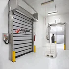 Industrial aluminum foam metal rapid roller shutter high speed spiral door