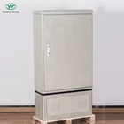Outdoor Fiber Optic Cabinet Outdoor FTTH SMC 144 Core Fiber Optic Cross Connect Cabinet