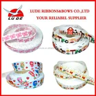 Hotsales grosgrain ribbon printed cartoon