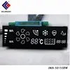 white stage background digital screen 7 segment display for led shoes