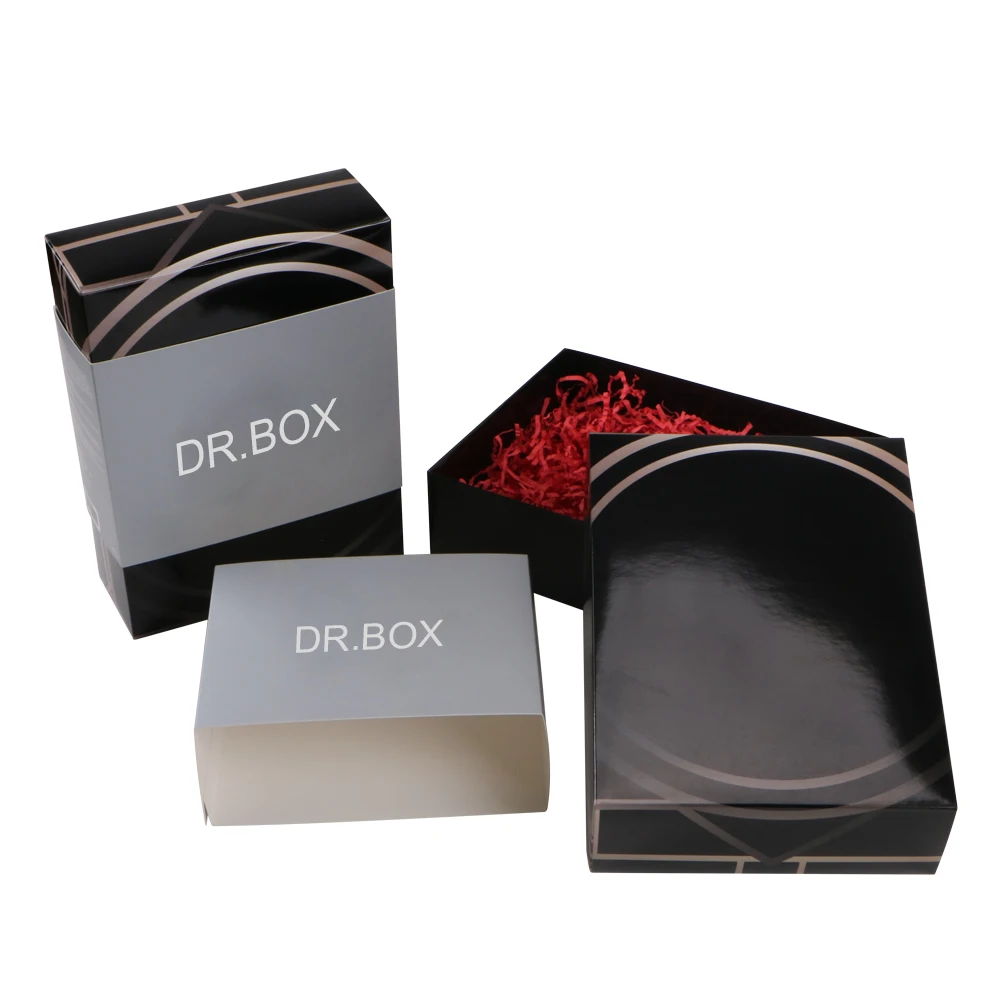 new arrival vogue printing cosmetic gift set packaging box make