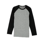 Round Neck Blank Cotton 2 Tone T Shirt, two tone t-shirt