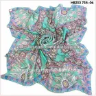 HB253-754 print paisley scarf shawl scarves