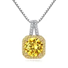 fashion simple zircon copper jewelry beautiful women Pendant Necklace