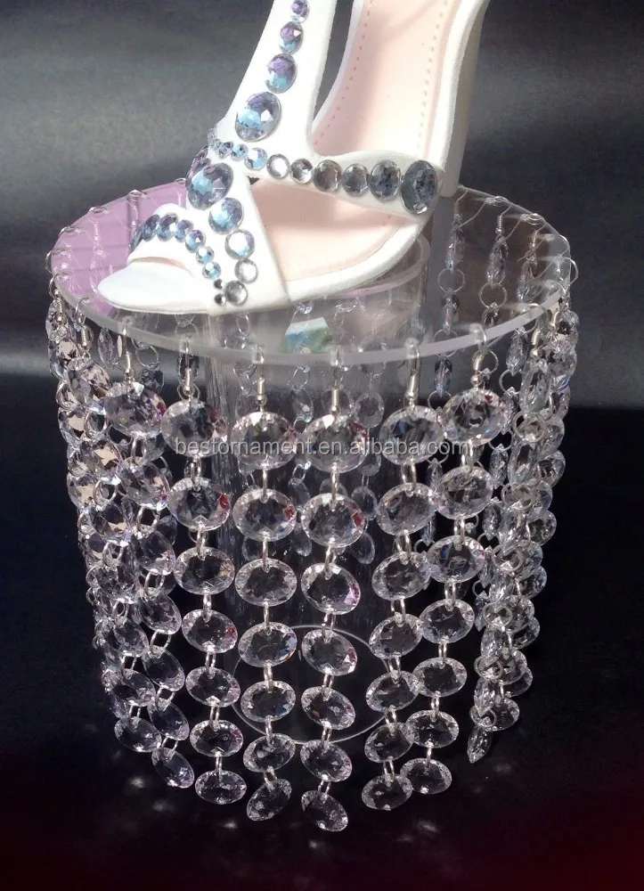 Elegant Crystal Chandelier Wedding Cake Stand Elegant Crystal Chandelier Wedding Cake Stand Stands For Cakes Clear Acrylic