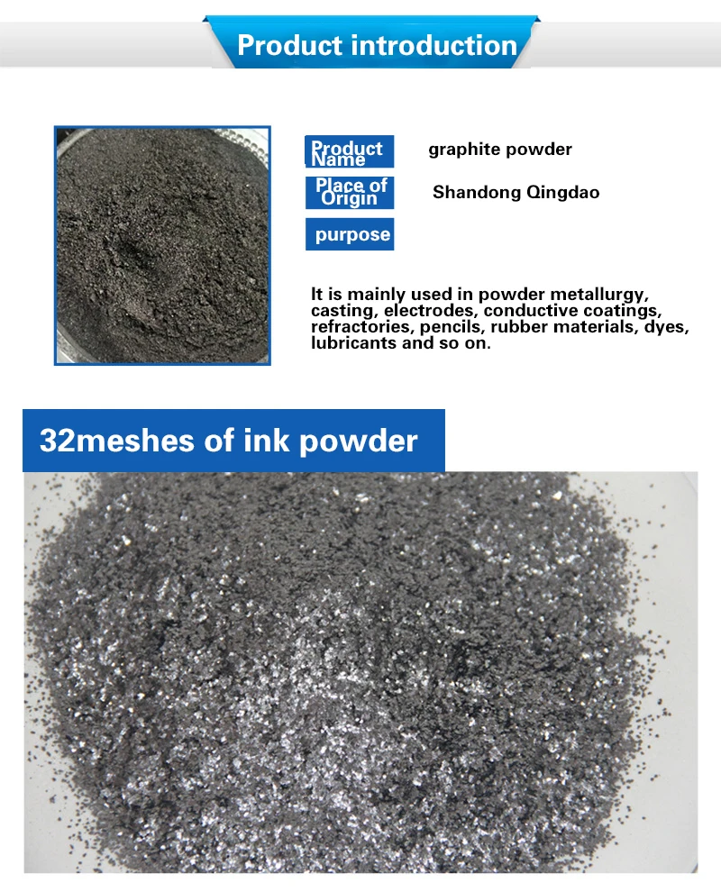 100 mesh magnesia carbon brick flake graphite powder