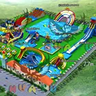 Money Maker Holiday Kids Paradise Inflatable Fun Park Children's Playground