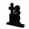 best quality black granite cross headstone granite products