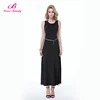 2018 new fashion Comfortable black sleeveless long women wholesale maxi dress