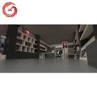 Top sale shoes shop interior design shoes shop showcase for sale