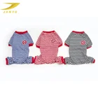 100% cotton customized three color elastic clothes dog pet