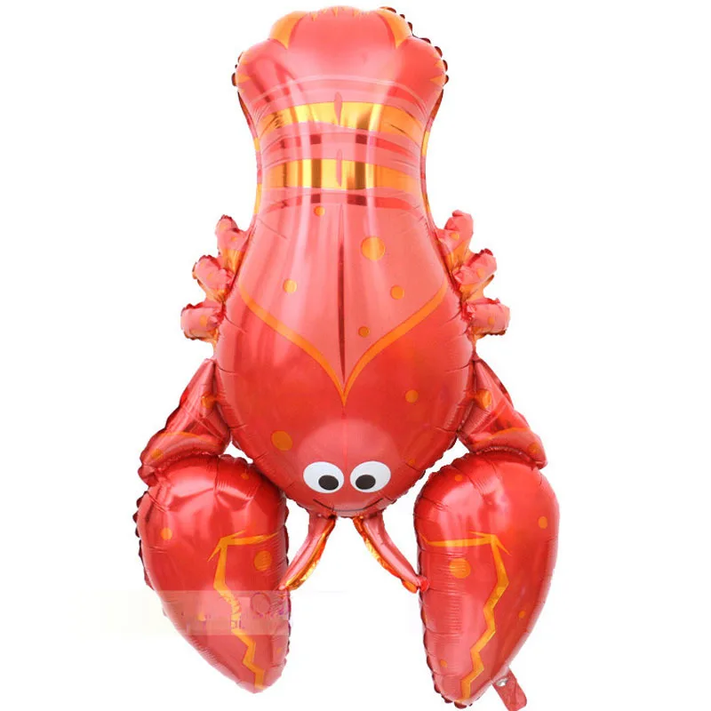 118x118cm imported balloons anagram animal shaped balloons party decoration supplies large foil shrimp birthday balloons