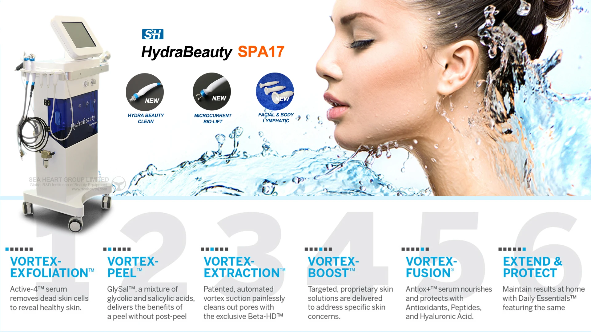 water oxgen jet peel hydro dermabrasion machine