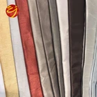 3 Pass Coating Blackout Curtains 100% Polyester Faux Silk Shantung Fabric