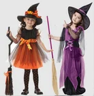 2019 Children's Halloween Cosplay Costumes Halloween Children's Costume Witch Performance Clothes
